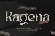Ragena - Bold Serif Font