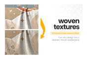 Woven Blanket Mockup x4 PSD PNG, a Household Mockup by Mockups Studio (Thumbnail 4 of 9)