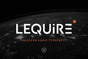 Lequire - Modern Logo Typeface, a Sans Serif Font by Sarid Ezra