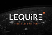 Lequire - Modern Logo Typeface, a Sans Serif Font by Sarid Ezra (Thumbnail 1 of 9)
