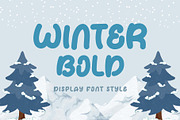 Winter Bold, a Handwritten Font by Yoga Letter (Thumbnail 1 of 6)