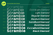 Scramble - Experimental Sans Family, a Sans Serif Font by agnyhasyastudio (Thumbnail 12 of 18)