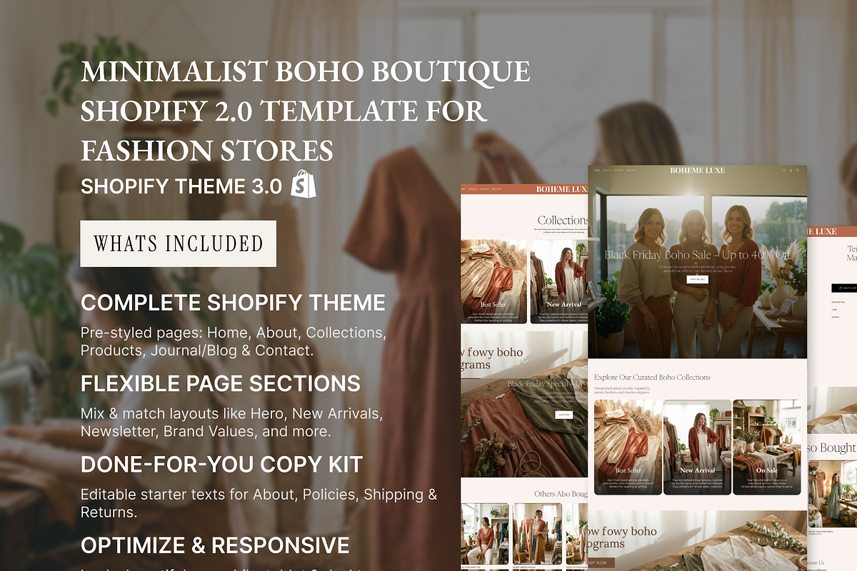 Boheme - Luxe Boho Shopify 2.0 Theme, a Shopify Template by AtelierDuVow (Photo 10 of 10)