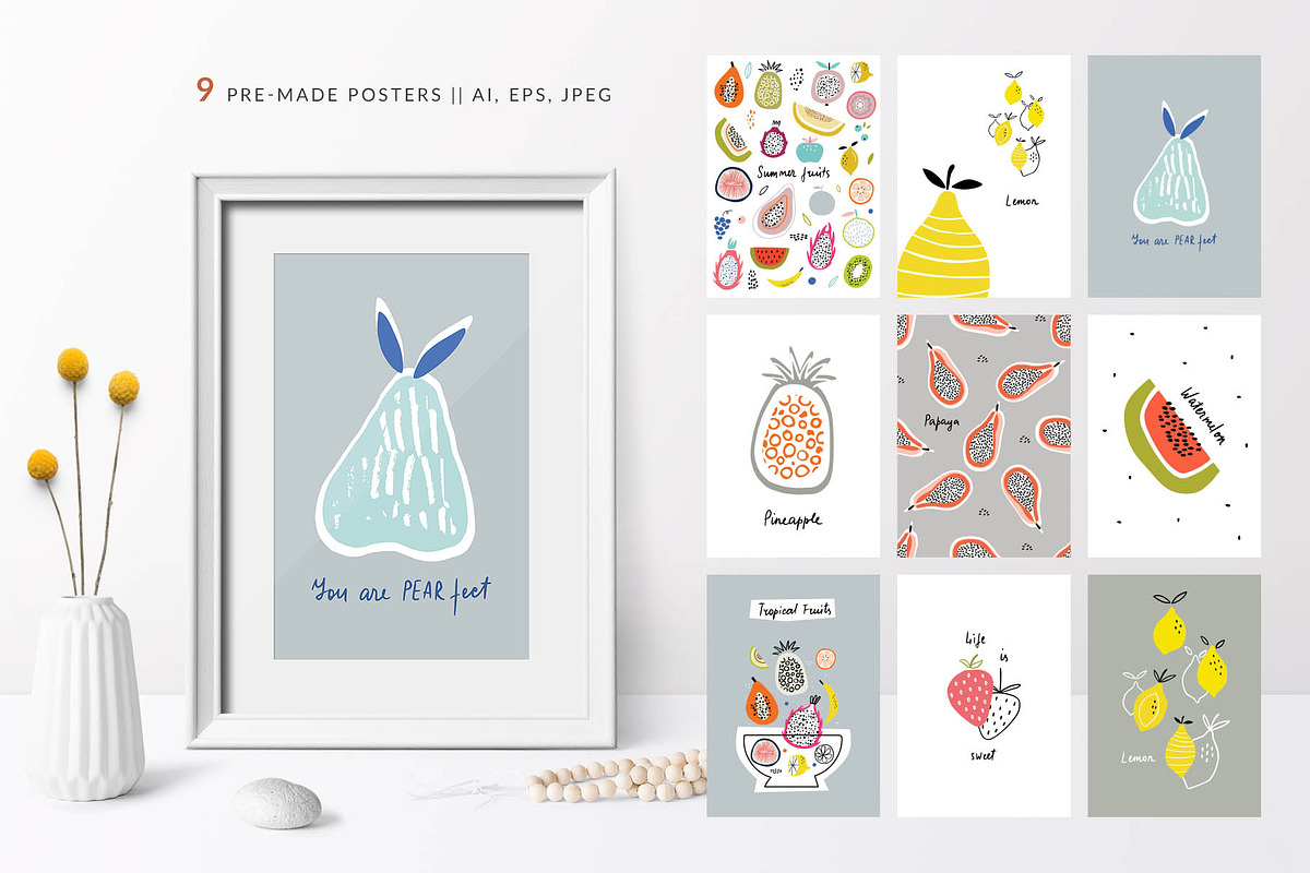 Fruits | 313+ elements, a Graphic by Oksana Stepova (Photo 8 of 13)
