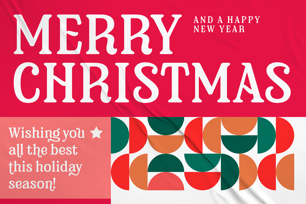 The Jingle - Christmas Typeface, a Serif Font by Ainun Jinan (Photo 2 of 9)