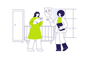 Baby safety consultation abstract, an Object Illustration by Visual Generation