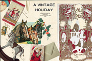 Vintage Christmas Mixed Media Set, an Object Graphic by Laras Wonderland (Thumbnail 6 of 10)