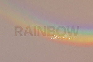 Rainbow Photoshop Overlays