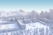 Metropolis City low poly Scene, an Architecture 3D Model by NOMODOL (Thumbnail 32 of 39)