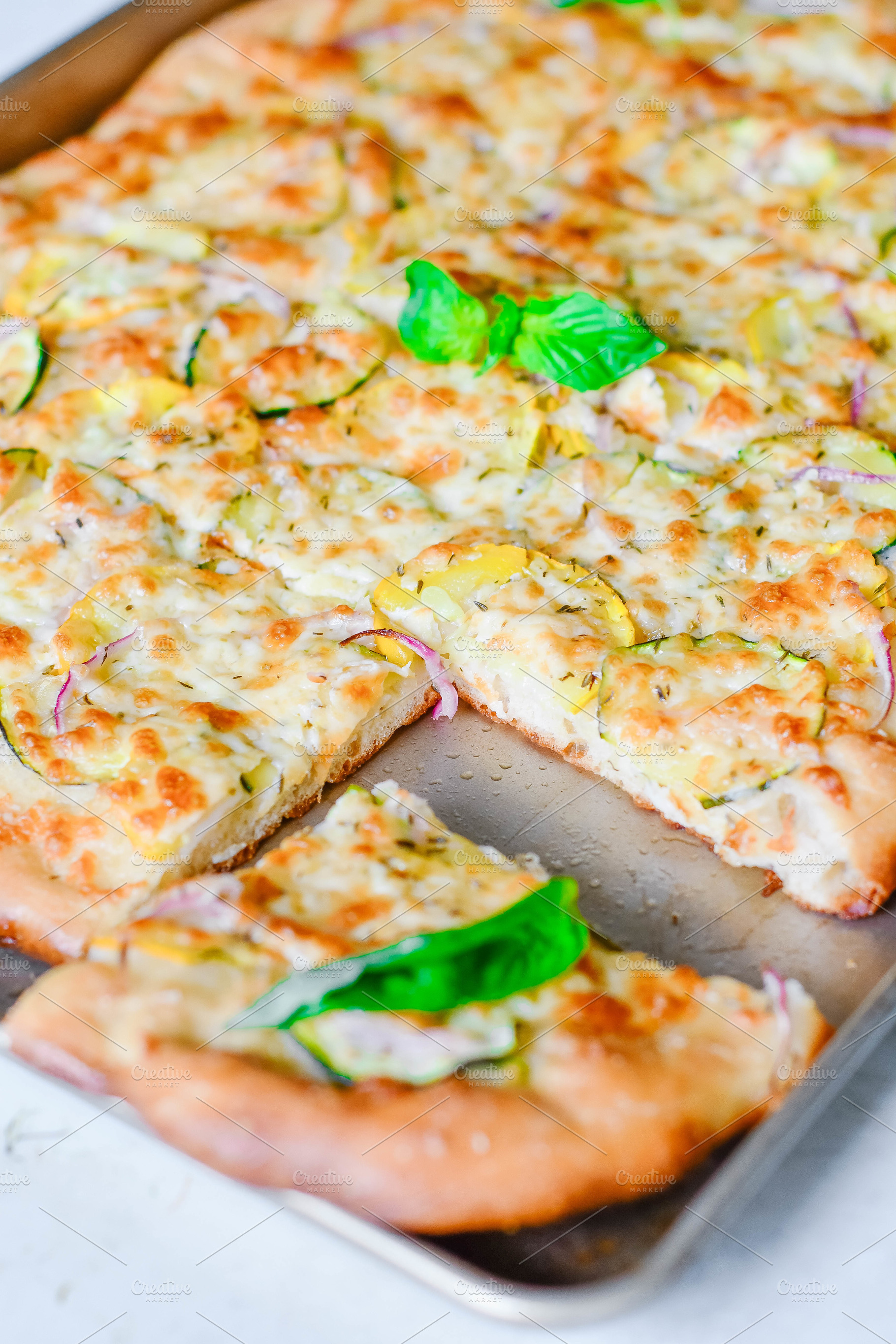 Zucchini Pizza Food Photography, a Food & Drink Photo by House of Kerrs