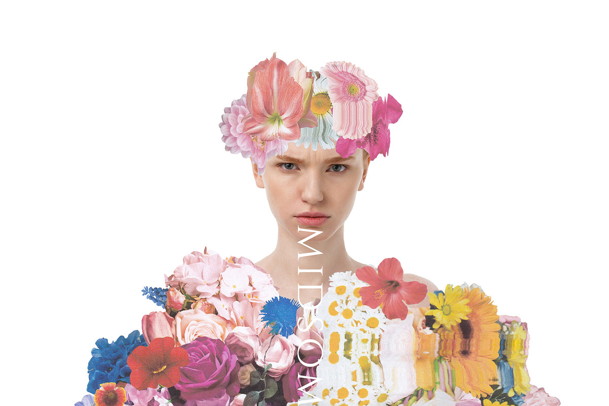 Psychedelic Indie Floral Collage, an Object Graphic by ana & yvy (Photo 12 of 16)