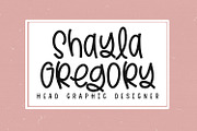 Library Card Hand Lettered Font, a Sans Serif Font by Dansie Design (Thumbnail 5 of 7)