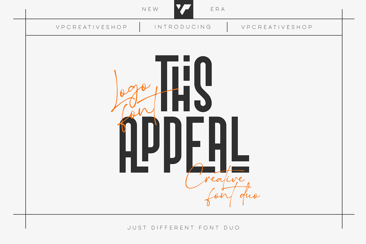 This Appeal - creative font duo, a Handwritten Font by VP Fonts (Photo 1 of 14)