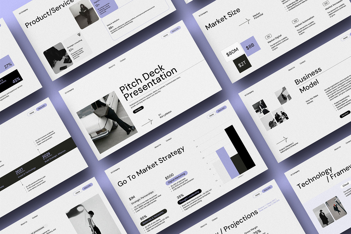 Pitch Deck Presentation Template, a Presentation Template by evgenystudio (Photo 8 of 9)