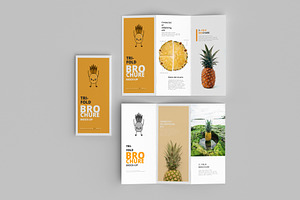 3-Fold Tri-Fold Brochure Mockups