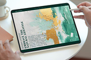 Emerald Gold Abstract Backgrounds, a Background Graphic by Elena Dorosh (Thumbnail 4 of 8)