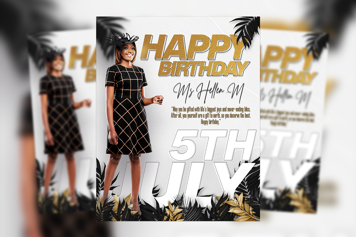 Classy Birthday Flyer Template, a Templates & Theme by AfterDark Studio