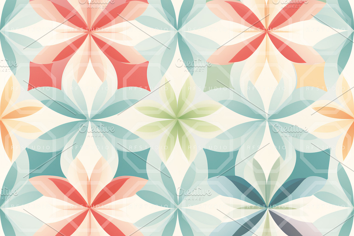 MOD DREAMSCAPE. Seamless Patterns, a Pattern Graphic by RefinedFantasyStudio (Photo 2 of 9)