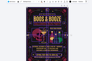 Boos Booze Halloween Canva Invite, an Invitation Template by NH graphic (Thumbnail 2 of 3)