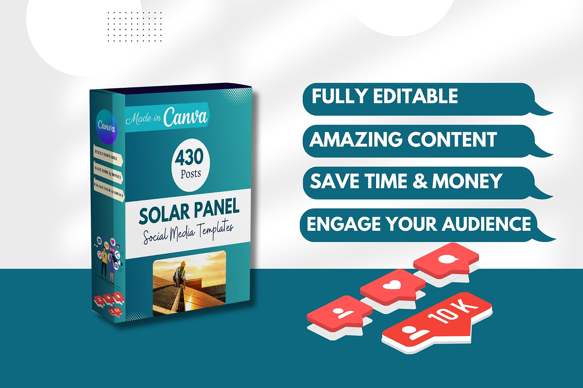 430 Solar Panel - Canva Templates, a Social Media Template by Viral Content Design (Photo 13 of 16)