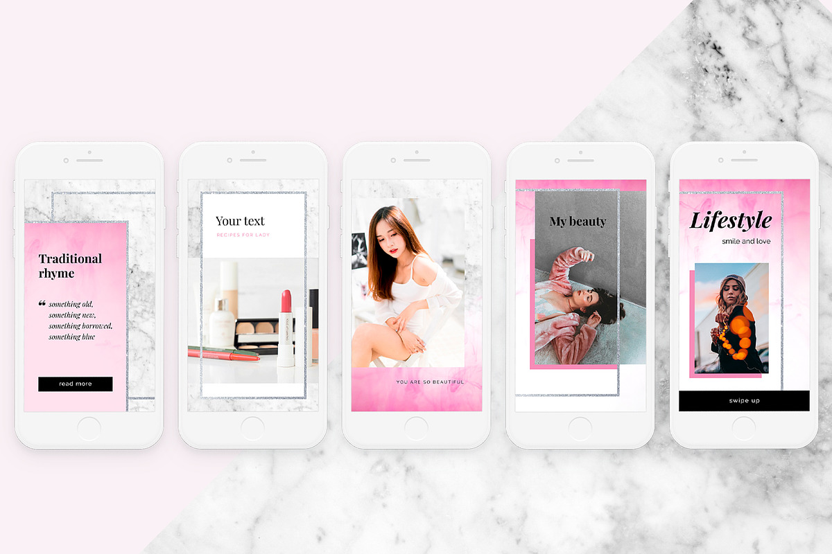 BEAUTY - social media template, a Social Media Template by Digital Breath templates (Photo 2 of 4)