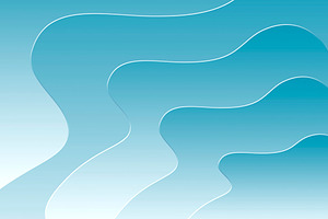 Wavy imitation sea