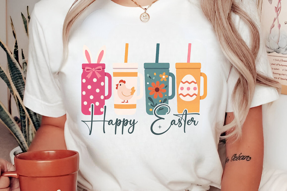 Happy Easter Cup PNG Sublimation, an Illustration by Libby Wishes (Photo 4 of 6)