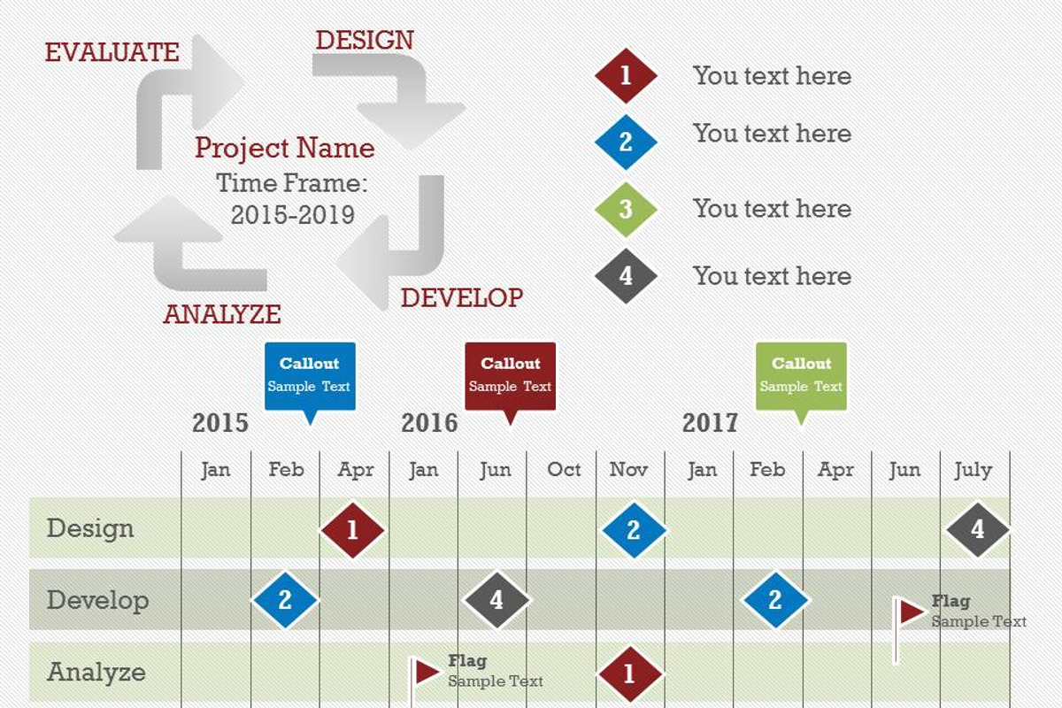 Project Plan 4, a Presentation Template by Yes Presentations (Photo 1 of 2)