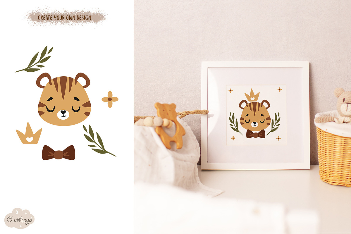Baby animals vector collection, an Animal Illustration by owlasya (Photo 9 of 10)