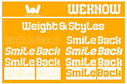 Smile Back font, a Font by weknow (Thumbnail 7 of 8)