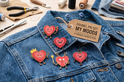 Cute Heart Characters & Patterns, an Object Graphic by IRSYART (Thumbnail 3 of 11)