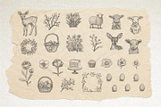 Happy Easter vector clipart, a Seasonal Illustration by vanloveart (Thumbnail 3 of 6)