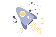 Doodles stars brush stamps, a Brush Add-On by Elenbushe (Thumbnail 3 of 6)