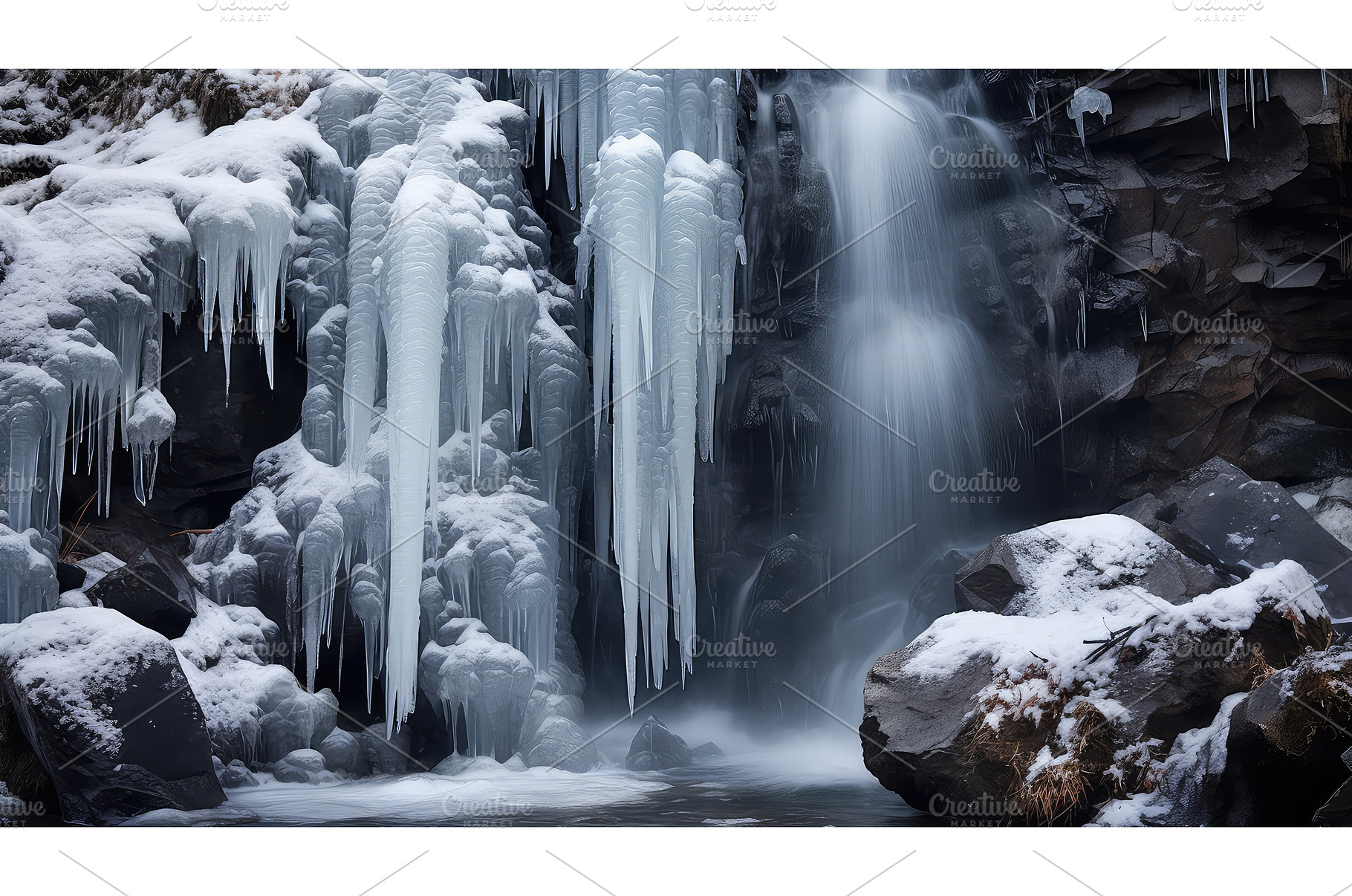 refreshing liquid ice background ai, a Food & Drink Photo by pikepicture