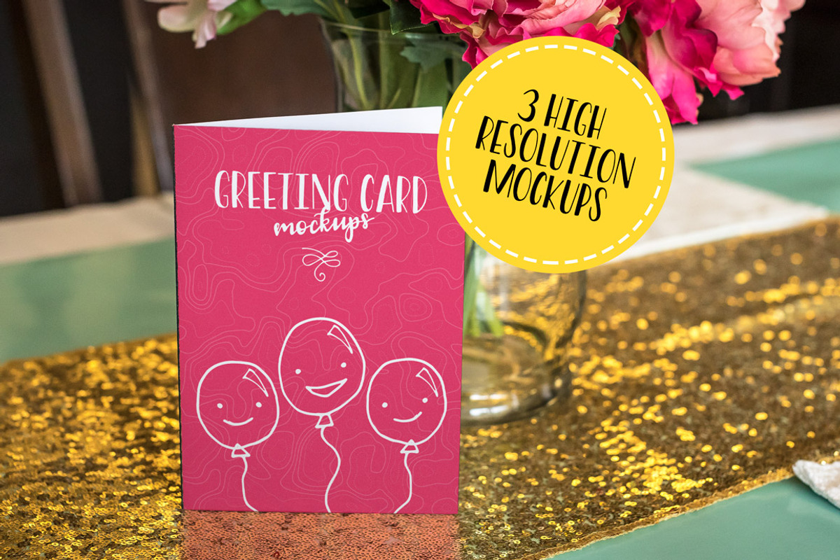 Greeting Card Mockups Volume 1, a Print Template by Design Panoply (Photo 1 of 4)