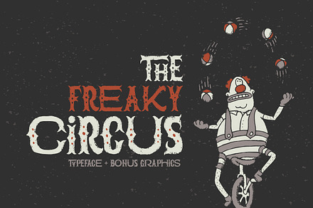 The Freaky Circus font, a Font by Gleb Guralnyk