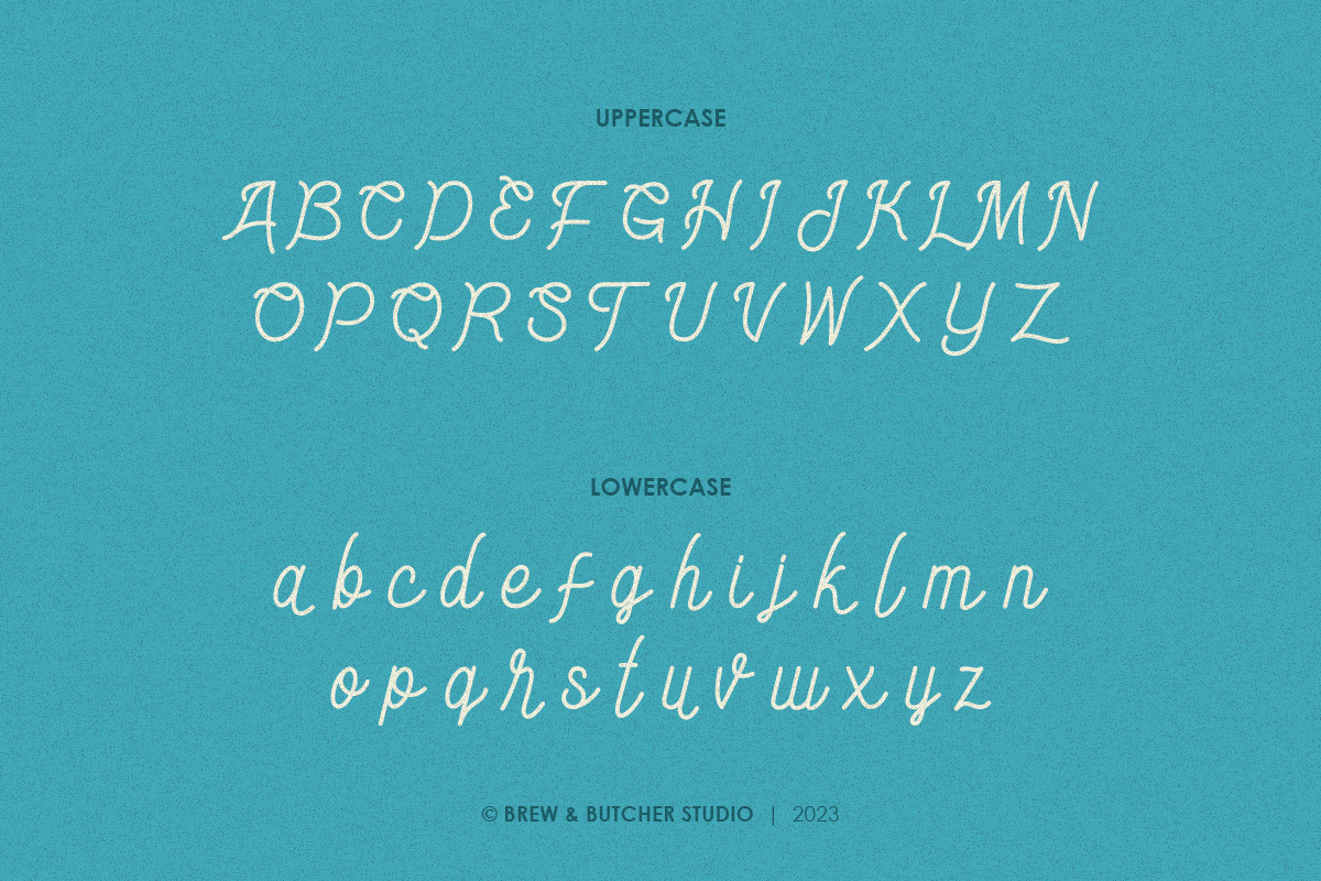 Endago | Monoline Typeface, a Handwritten Font by Brew & Butcher Studio (Photo 2 of 8)