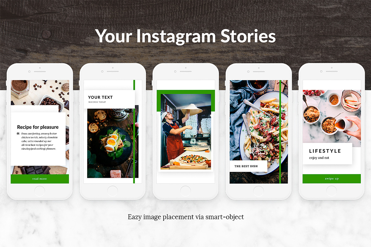 Food - social media template, a Social Media Template by Digital Breath templates (Photo 2 of 4)