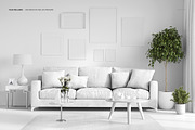 Classic Living Room with Sofa Mockup, a Household Mockup by creatsy2 (Thumbnail 2 of 4)