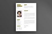 Graphic Designer Resume CV, a Resume Template by Saman Osama (Thumbnail 4 of 4)