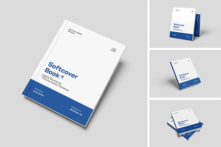 Soft Cover Book Mockup