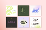 Retro Gradient Insta Quotes, a Social Media Template by Kseniia_Design (Thumbnail 5 of 9)