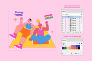 LGBT Pride Illustration, an Object Illustration by DesignerCandies (Thumbnail 5 of 6)