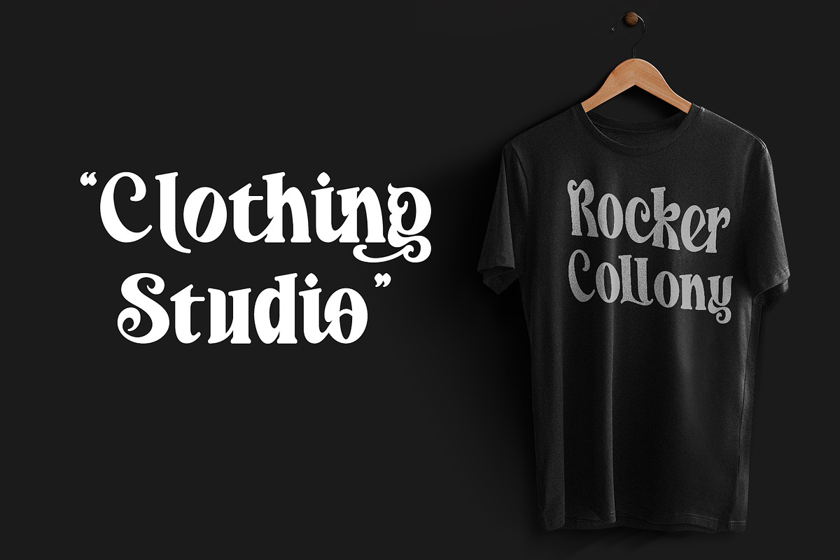 Black Hungry, a Serif Font by Letterara (Photo 3 of 10)