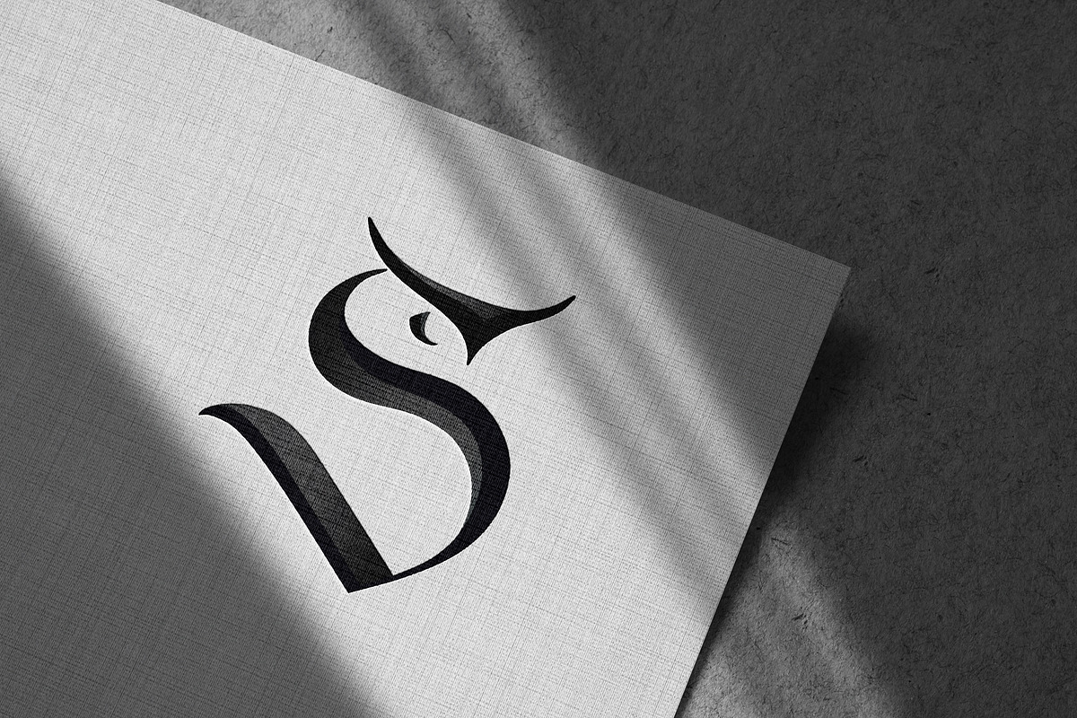 S logotype with OWL face, a Branding & Logo Template by Alexandra De Angelis (Photo 1 of 4)