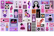 Set Of Vector Design Elements, an Object Graphic by danjazzia (Thumbnail 2 of 2)