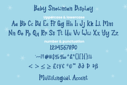 Baby Snowman - Display Font, a Font by Attype (Thumbnail 7 of 8)