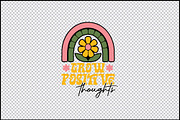 Grow Positive Thoughts Flower SVG, an Object Graphic by BeeCraftR (Thumbnail 2 of 2)