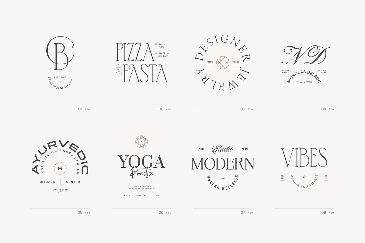 Elegant Logo Kit | 50 Templates, a Branding & Logo Template by iStar Design (Photo 6 of 27)