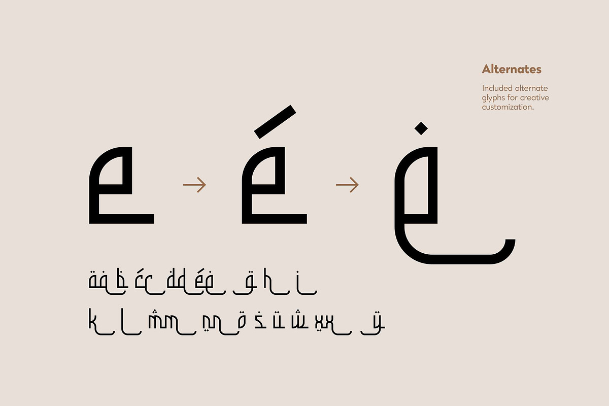 Igundils - Modern Arabic Font, a Font by Runsell Studio (Photo 5 of 6)